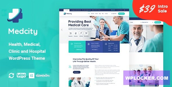 Medcity v1.1.0 - Health & Medical WordPress Theme