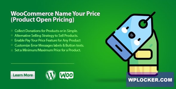 WooCommerce Name Your Price (Product Open Pricing) v2.1.0