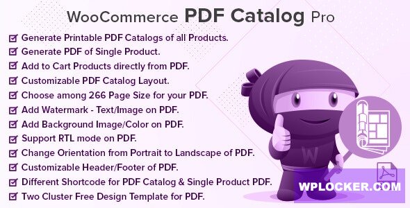WooCommerce PDF Catalog Pro v2.3.0