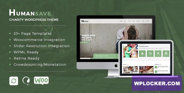Humansave v1.0 - Responsive Nonprofit Charity WordPress Theme