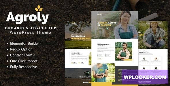 Agroly v1.0 - Organic & Agriculture Food WordPress Theme