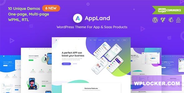 AppLand v2.9.4 - WordPress Theme For App & Saas Products