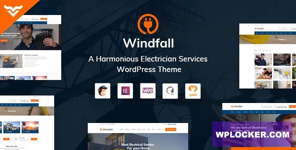 Windfall v1.3.1 - Electrician Services WordPress Theme