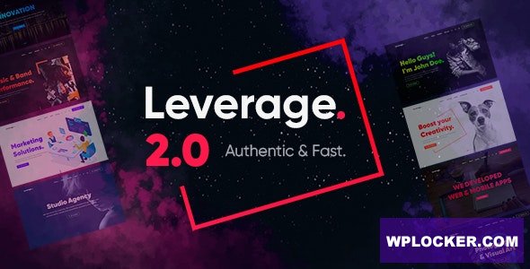 Leverage v2.2.2 - Creative Agency & Portfolio WordPress Theme