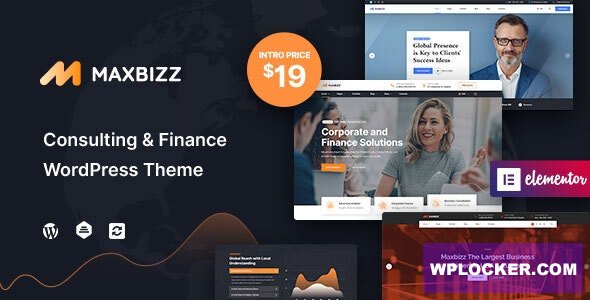 Maxbizz v1.1 - Consulting & Financial Elementor WordPress Theme