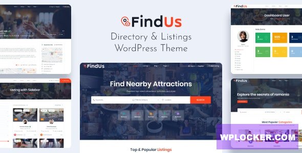 Findus v1.1.35 - Directory Listing WordPress Theme
