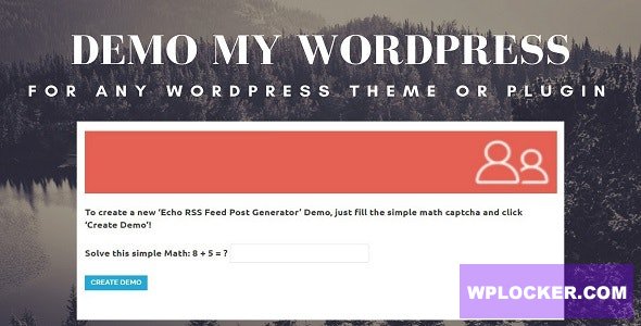 Demo My WordPress v1.0.9 - Temporary WordPress Install Creator