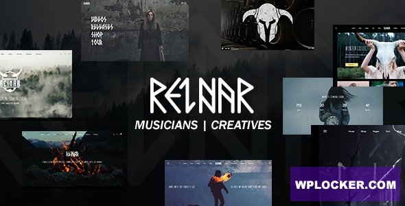 Reinar v1.2.7 - A Nordic Inspired Music and Creative WordPress Theme