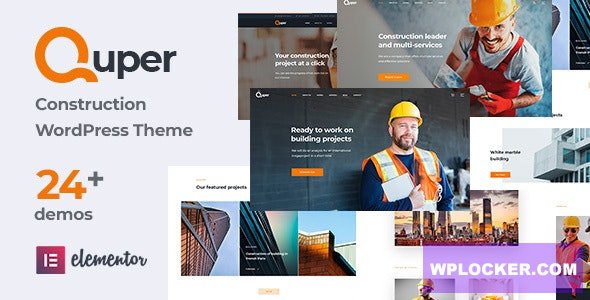 Quper v1.9 - Construction and Architecture WordPress Theme