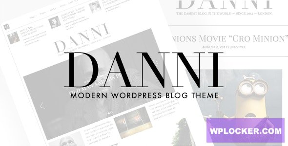 Danni v1.0.2 - Minimalist WordPress Blog Theme