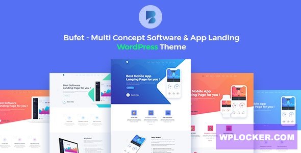 Bufet v2.1.6 - Multi Concept Software & App Landing WordPress Theme + RTL