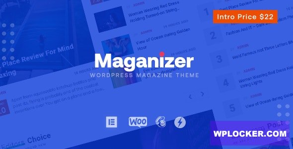Maganizer v1.0 - Modern Magazine WordPress Theme
