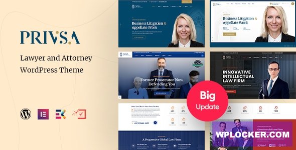 Privsa v2.1 - Attorney and Lawyer WordPress Theme