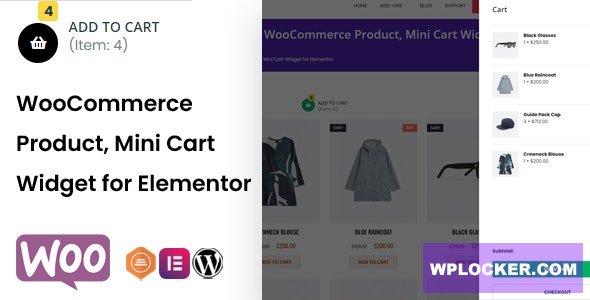 TFMiniCart & Product v1.0.0 - WooCommerce Product, Mini Cart Widget for Elementor