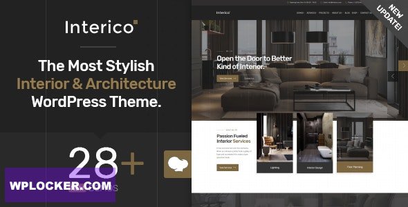Interico v1.1.3 - Interior Design & Architecture WordPress Theme