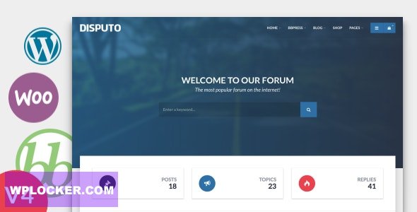 Disputo v4.3 - WordPress bbPress Forum Theme