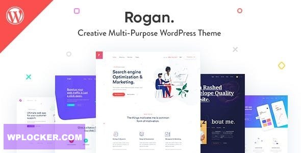 Rogan v1.7.5 - Creative Multipurpose WordPress Theme for Agency, Saas, Portfolio
