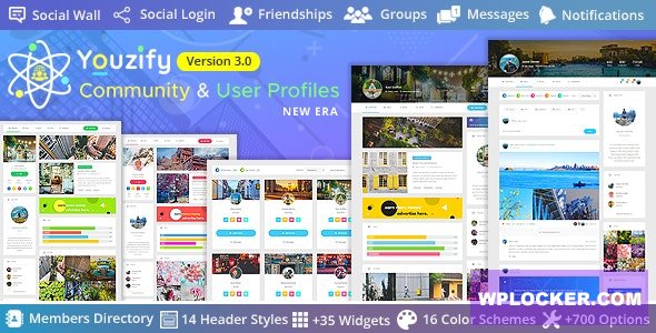 Youzify v3.3.9 - BuddyPress Community & WordPress User Profile Plugin