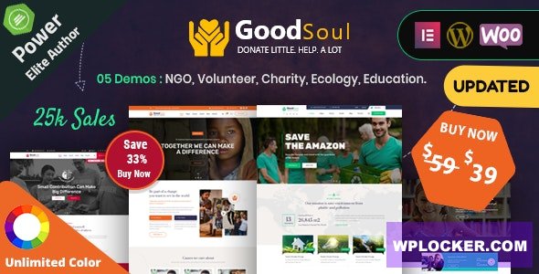 GoodSoul v1.8 - Charity & Fundraising WordPress Theme