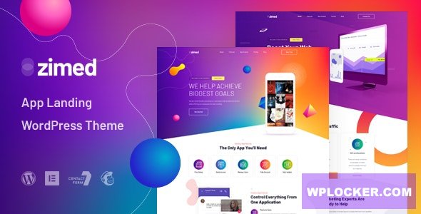 Zimed v1.0 - App Landing WordPress Theme