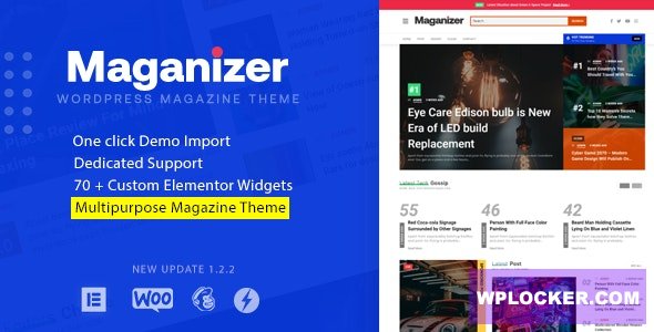 Maganizer v1.2.2 - Modern Magazine WordPress Theme