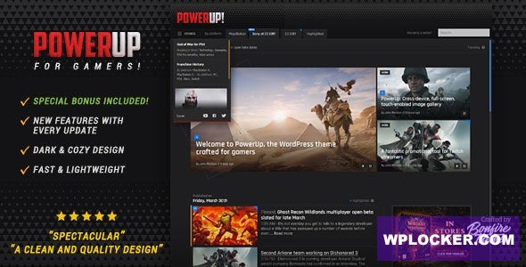 PowerUp v1.7 - Video Game Theme for WordPress