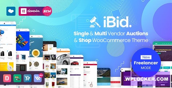 iBid v2.9.3 - Multi Vendor Auctions WooCommerce Theme