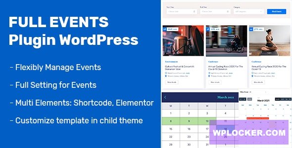 FullEvents v1.1.2 - Event Plugin WordPress