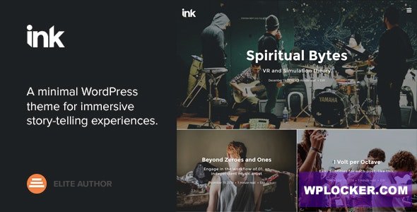 Ink v2.3.4 - A WordPress Blogging theme to tell Stories