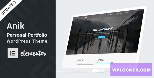 Anik v2.0 - Personal Portfolio WordPress Theme