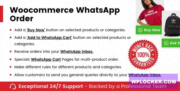 WooCommerce Whatsapp Order v1.0.4