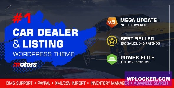 Motors v5.0 - Automotive, Cars, Vehicle, Boat Dealership