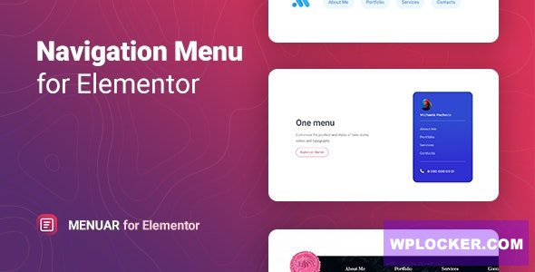 Menuar v1.0.1 - Navigation Menu for Elementor