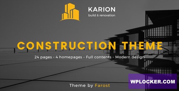 Karion v2.0 - Construction & Building WordPress Theme