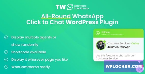 WhatsApp Chat for WordPress and WooCommerce v1.1.1