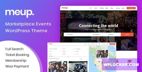 Meup v1.4.7 - Marketplace Events WordPress Theme