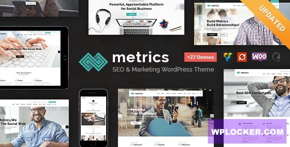 Metrics v2.3 - SEO, Digital Marketing, Social Media WordPress Theme