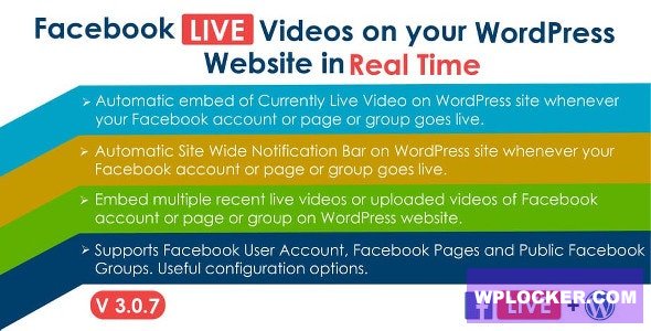 Facebook Live Video Auto Embed for WordPress v3.0.7