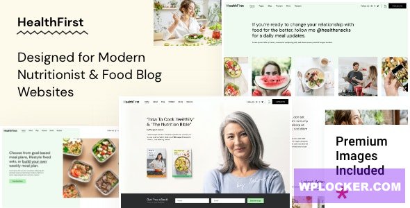 HealthFirst v1.1 - Nutrition and Recipes Theme