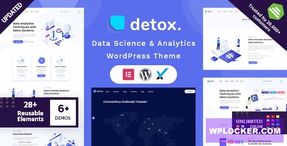 Detox v2.3 - Data Science & Analytics WordPress Theme