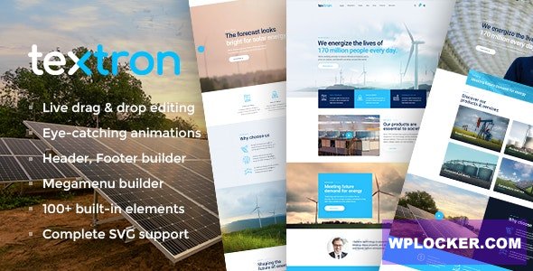 Textron v2.0 - Industrial WordPress Theme + WooCommerce Shop