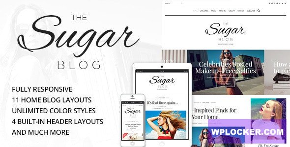 Sugar v3.0 - Clean & Personal WordPress Blog Theme
