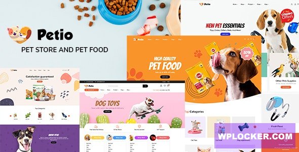 Petio v1.0.2 - Pet Store WooCommerce WordPress Theme