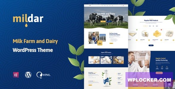 Mildar v1.0.2 - Dairy Farm & Milk WordPress Theme