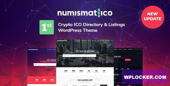 Numismatico v1.9 - Cryptocurrency Directory & Listings WordPress Theme