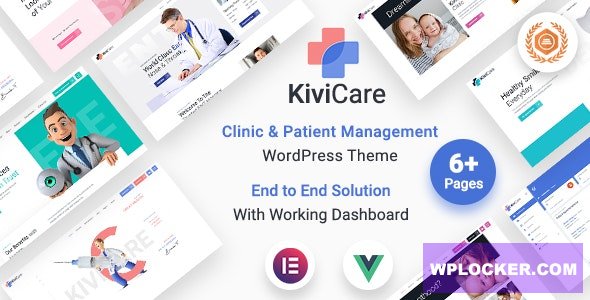 KiviCare v1.4.2 - Medical Clinic & Patient Management WordPress Theme