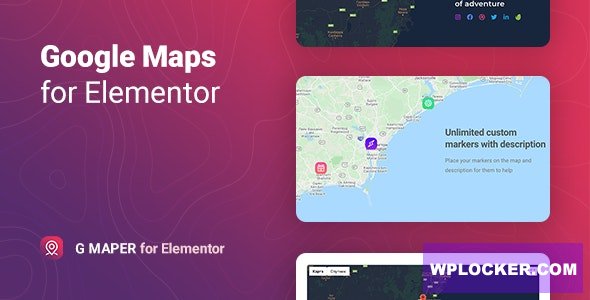 GMaper v1.0 - Google Maps for Elementor