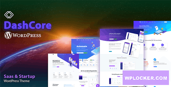 DashCore v1.0 - Startup & Software WordPress Theme