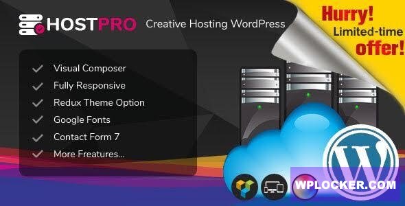 Hostpro v1.0 - Responsive Hosting WHMCS WordPress Theme