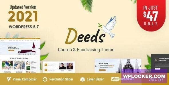 Deeds v8.3 - Best Responsive Nonprofit Church WordPress Theme